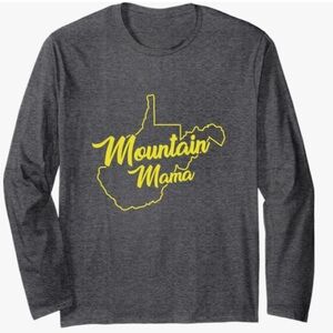 Mountain Mama West Virginia Long Sleeve T-Shirt